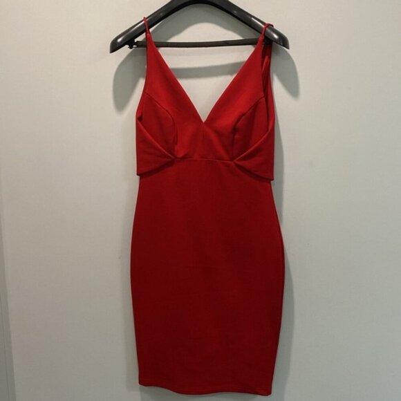 Mystic Red Midi Dress - Picture 3 of 16